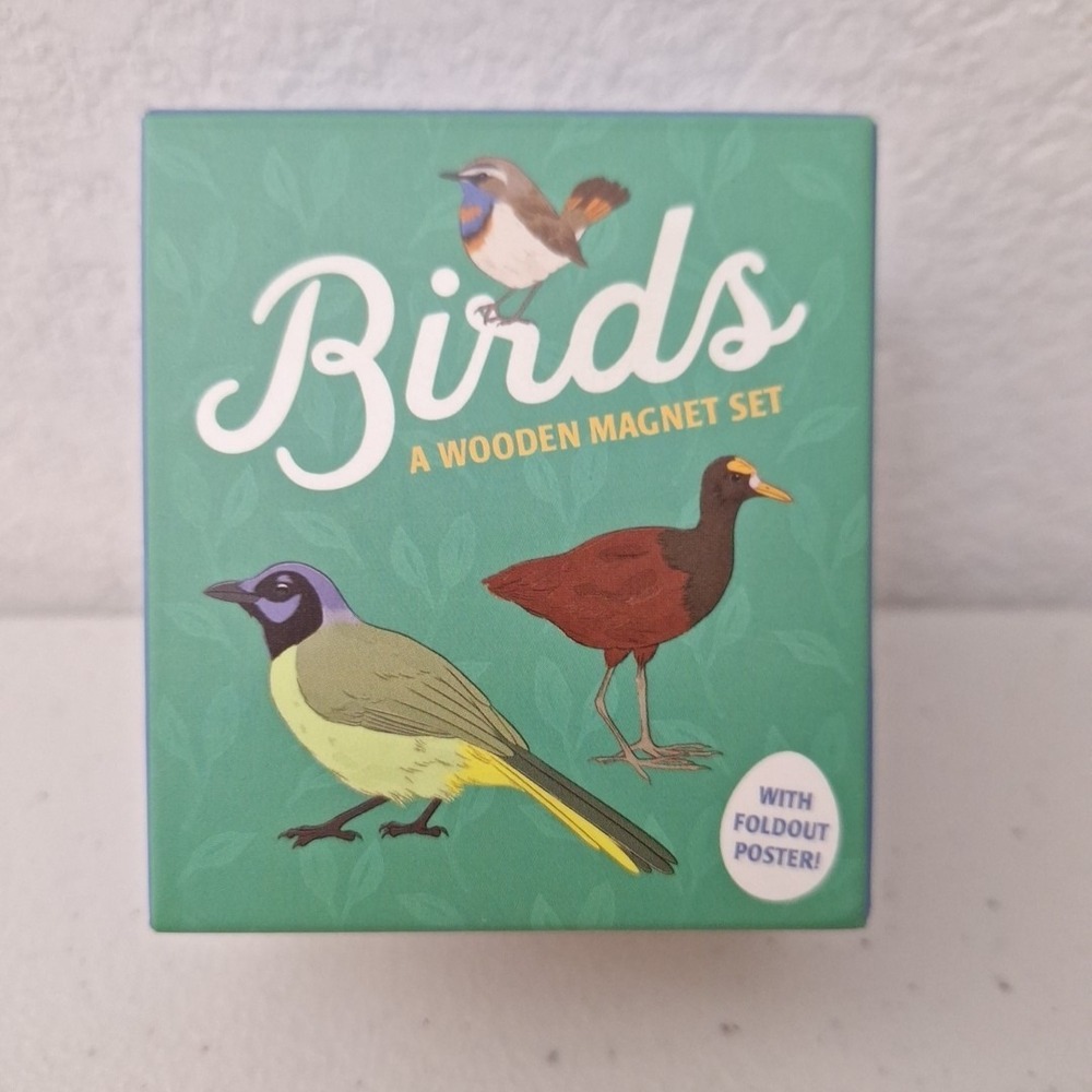 Birds: A Wooden Magnet Set, This Is a Book for People Who Love, by Danielle B.